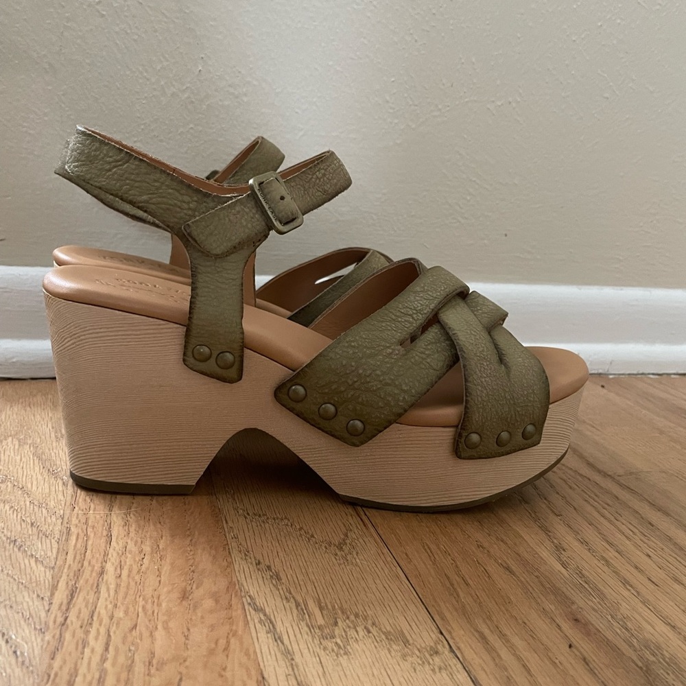 Kork-Ease wedge/clog sandal EUC!